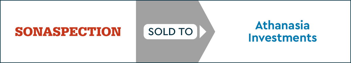Deal Completion - Sonaspection sold to Athanasia Investments